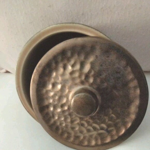 Vintage Oven Proof  "Copper Crock Club" Lidded Crock 4.5" T - Picture 4 of 4